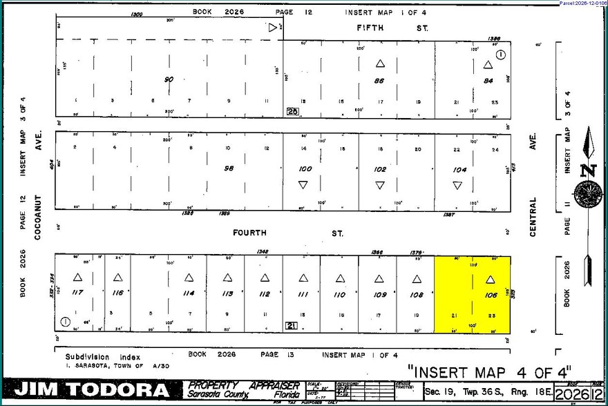 323-329 Central Ave, Sarasota, FL en alquiler - Plano de solar - Imagen 2 de 24