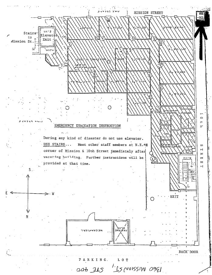 1360 Mission St, San Francisco, CA en alquiler Plano de la planta- Imagen 1 de 3
