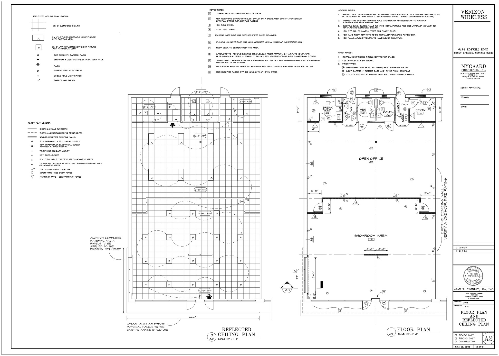 6124-6142 Roswell Rd, Atlanta, GA en alquiler Plano de la planta- Imagen 1 de 12