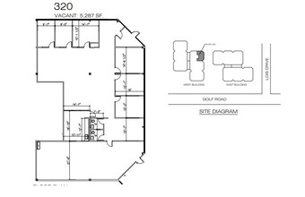 2100 Golf Rd, Rolling Meadows, IL en alquiler Plano de la planta- Imagen 2 de 2