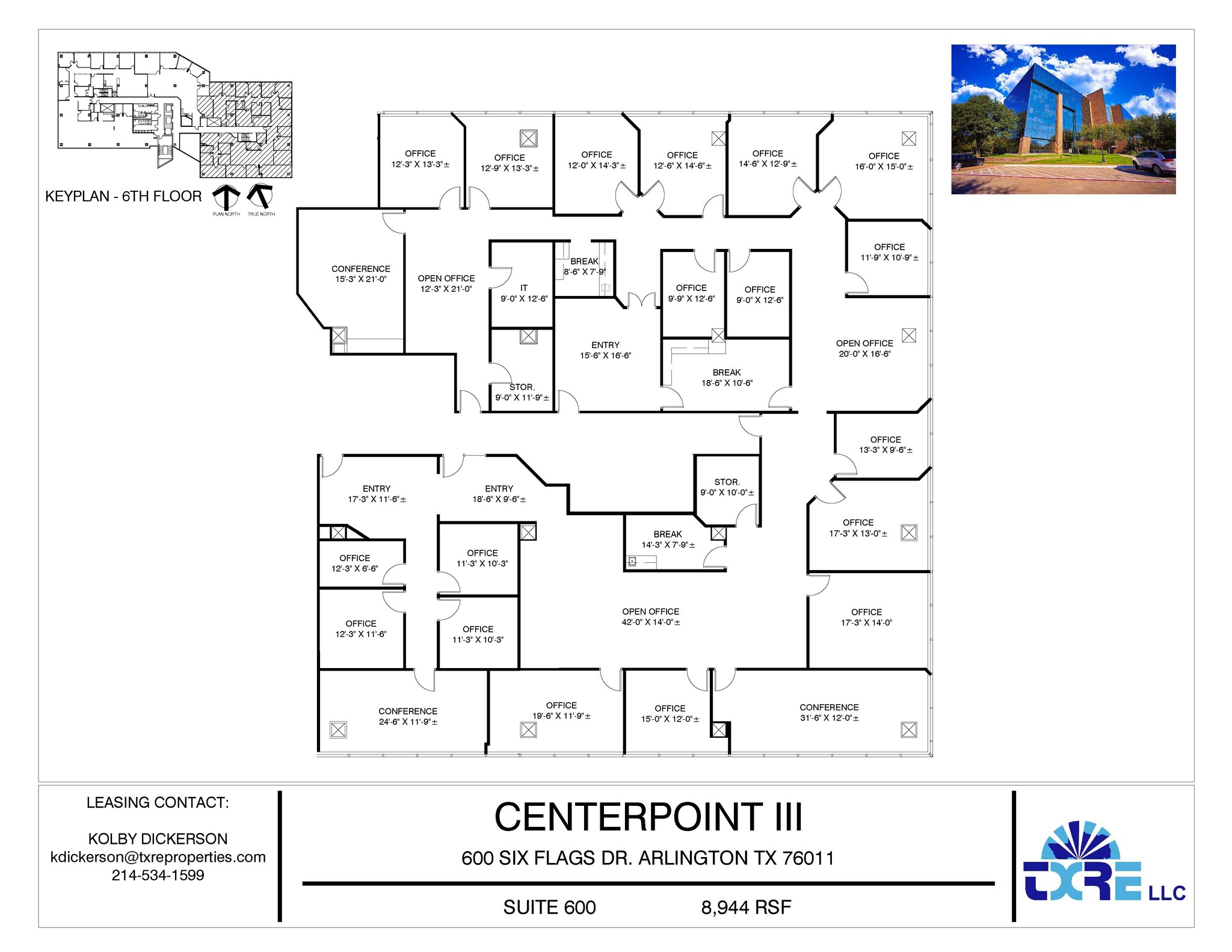 600 Six Flags Dr, Arlington, TX en alquiler Plano de la planta- Imagen 1 de 3