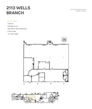 2113 Wells Branch Pky, Austin, TX en alquiler Plano de la planta- Imagen 2 de 6