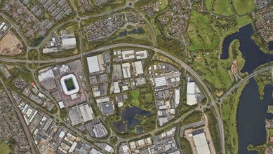 Dawson Rd, Milton Keynes, BKM - Aérea  vista de mapa