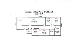 600 N Bell Ave, Carnegie, PA en alquiler Plano del sitio- Imagen 2 de 19