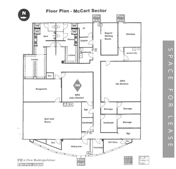 7628-7674 McCart Ave, Fort Worth, TX en alquiler - Plano de la planta - Imagen 2 de 2