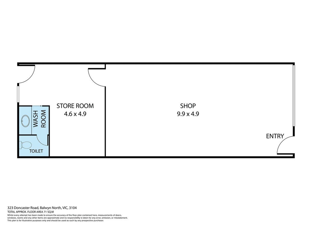 321-329 Doncaster Rd, Balwyn North, VIC 3104 - Unidad 323 -  - Plano de la planta - Image 2 of 3
