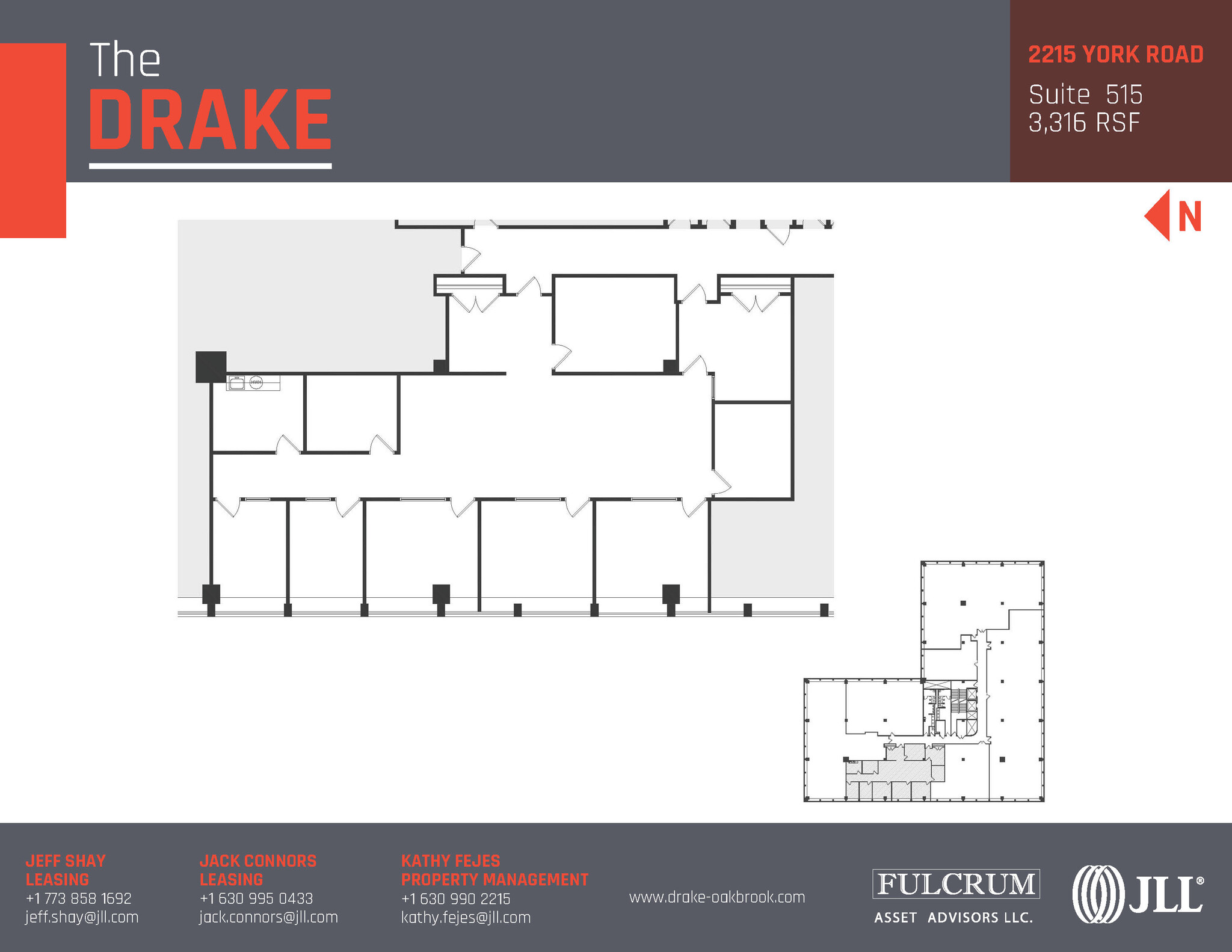 2211-2215 S York Rd, Oak Brook, IL en alquiler Plano de la planta- Imagen 1 de 1