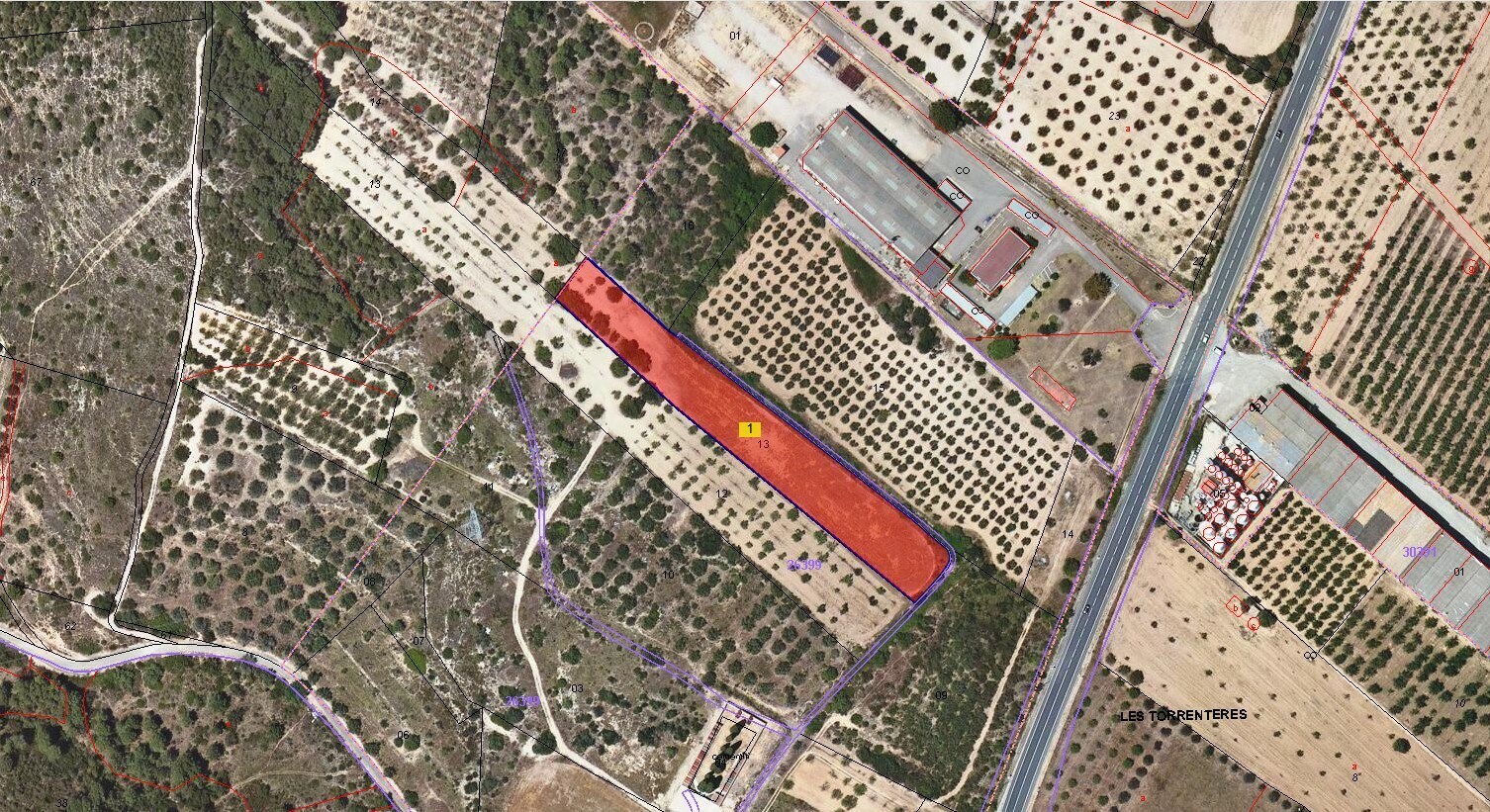 Terreno en Els Garidells, Tarragona en venta Plano de la planta- Imagen 1 de 4