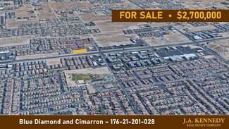 Más detalles para Blue Diamond Rd and Cimarron Rd, Las Vegas, NV - Terrenos en venta