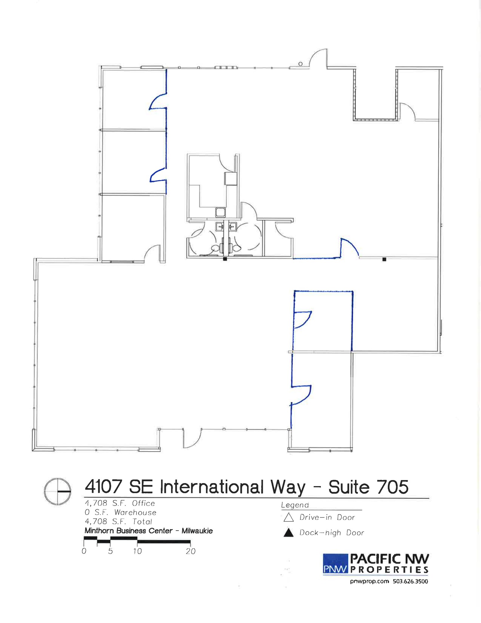 4103 SE International Way, Milwaukie, OR en alquiler Plano del sitio- Imagen 1 de 1