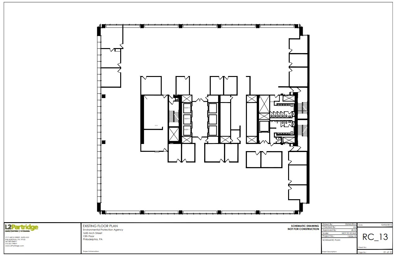 1650 Arch St, Philadelphia, PA en alquiler Plano de la planta- Imagen 1 de 1