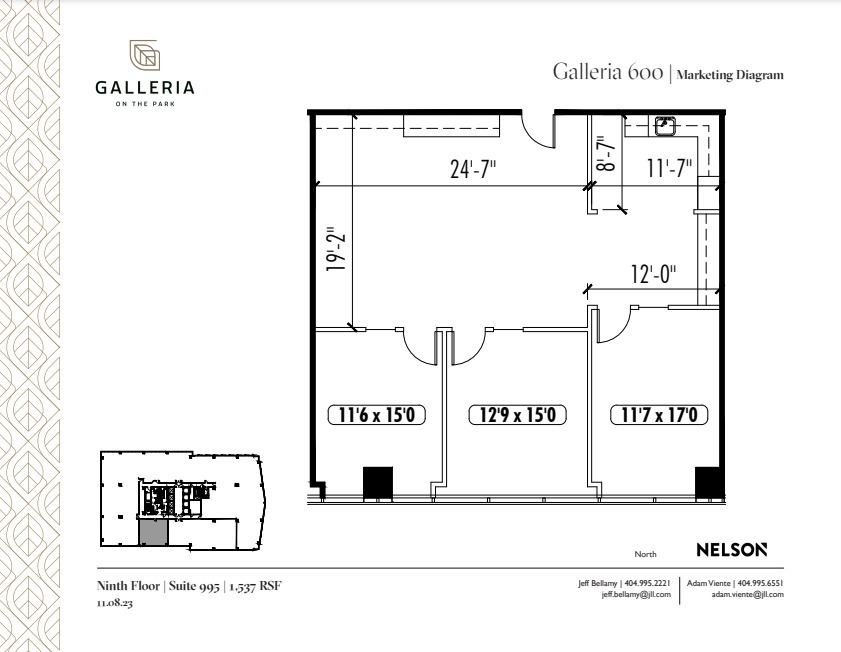 600 Galleria Pky SE, Atlanta, GA en alquiler Plano de la planta- Imagen 1 de 1