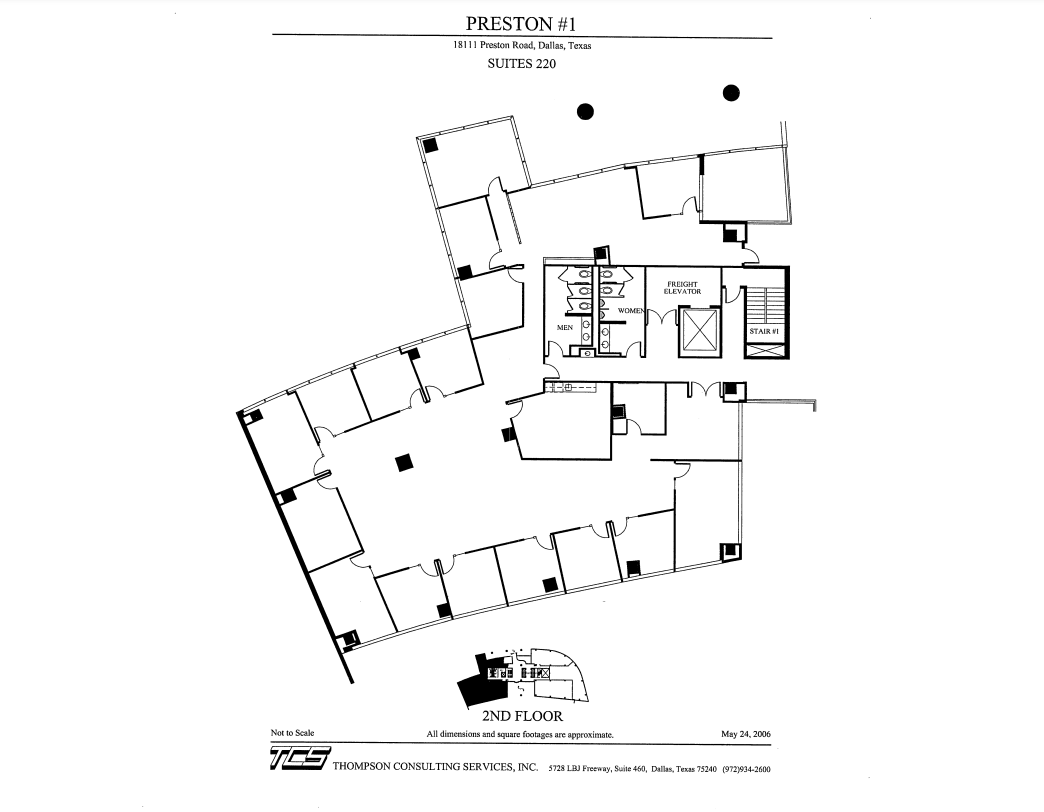 18111 Preston Rd, Dallas, TX en alquiler Plano de la planta- Imagen 1 de 1