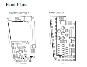 1467-1471 Rue Crescent, Montréal, QC en alquiler Plano de la planta- Imagen 2 de 2