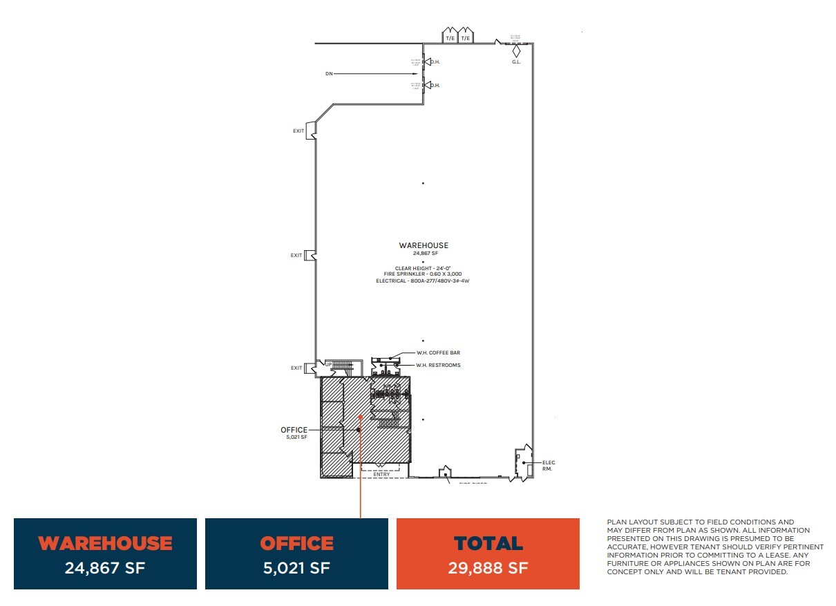 17000 E Gale Ave, City Of Industry, CA en alquiler Plano de la planta- Imagen 1 de 4