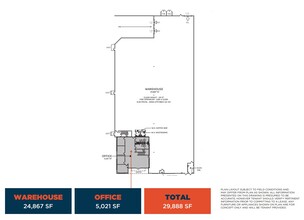 17000 E Gale Ave, City Of Industry, CA en alquiler Plano de la planta- Imagen 1 de 4