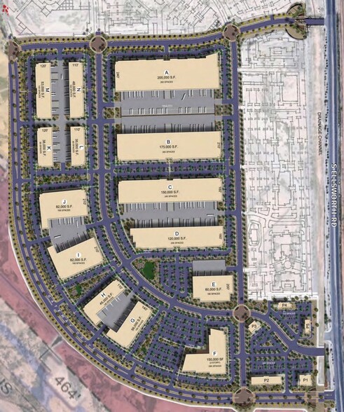 Ellsworth & Ray Rd, Mesa, AZ en venta - Plano del sitio - Imagen 2 de 6