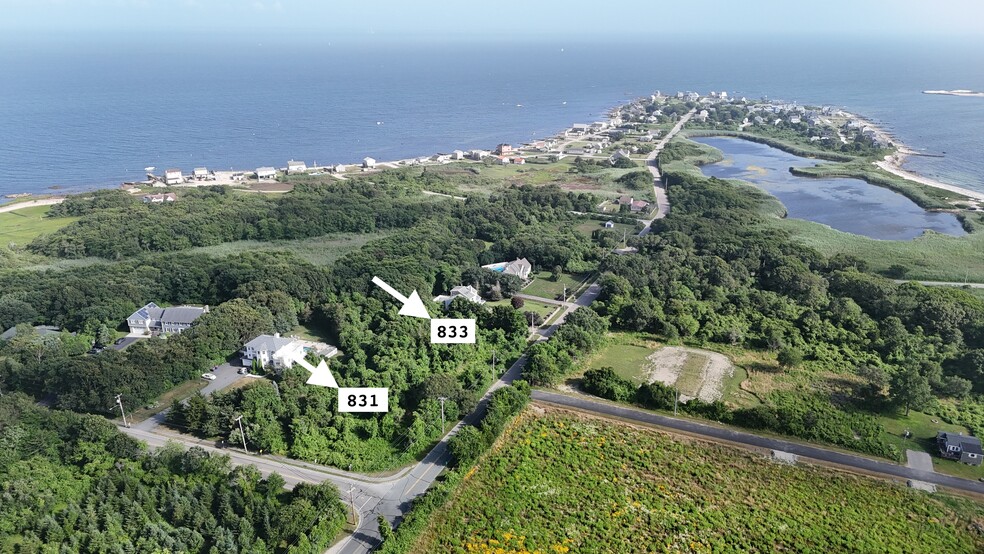 833 Sconticut Neck rd, Fairhaven, MA en venta - Vista aérea - Imagen 3 de 5