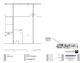 2600 S Telegraph Rd, Bloomfield Hills, MI en alquiler Plano de la planta- Imagen 1 de 5