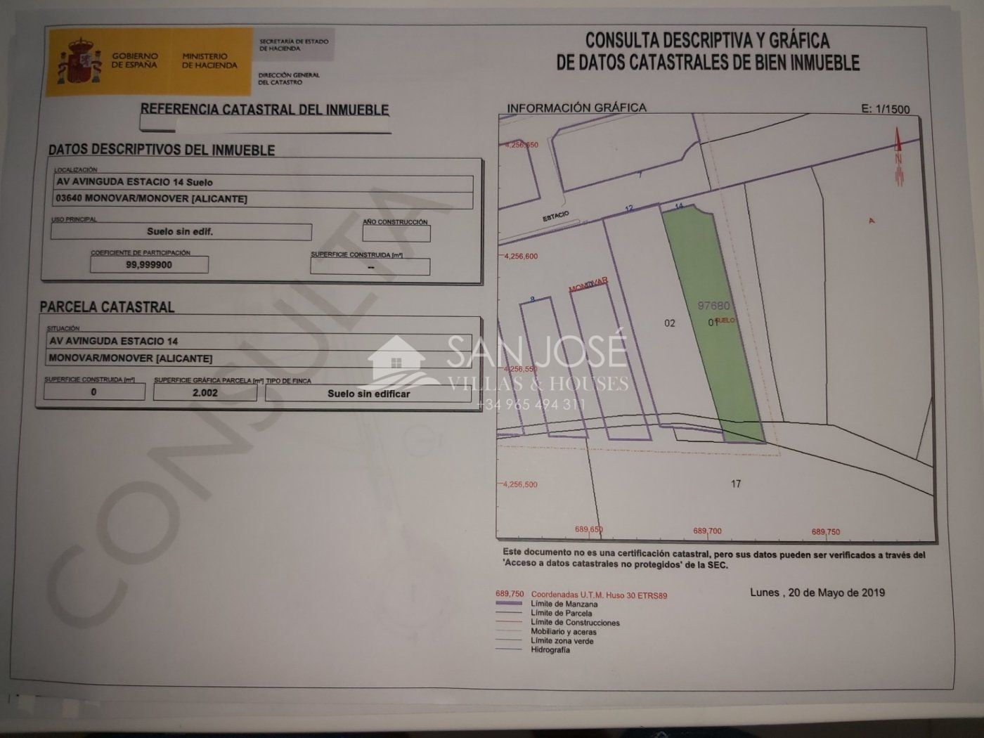 Nave en MONÒVER en venta Foto del edificio- Imagen 1 de 3