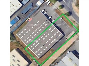 Nantes, LA - Aérea  vista de mapa