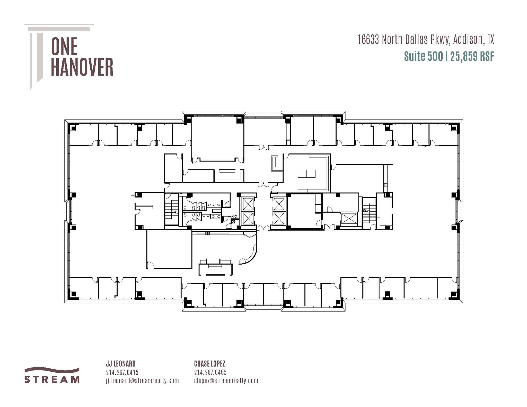 16633 N Dallas Pky, Addison, TX en alquiler Plano de la planta- Imagen 1 de 1