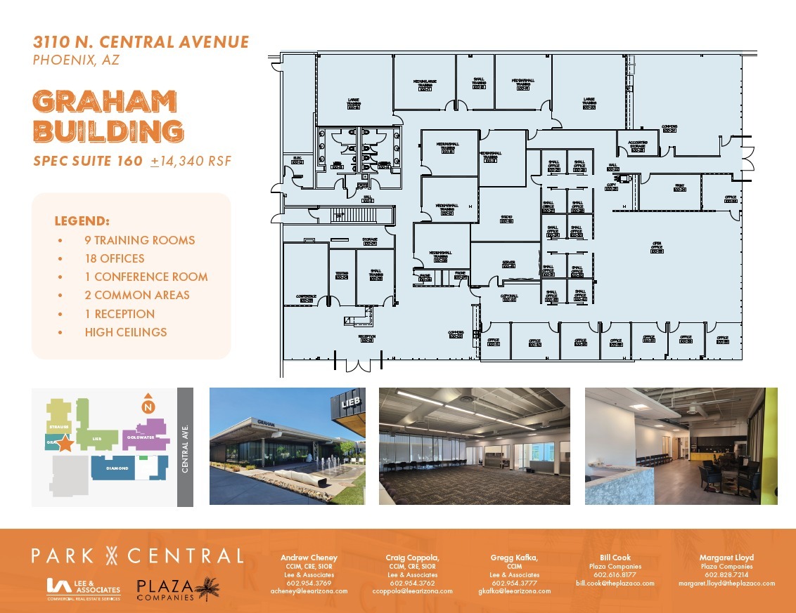 3110 N Central Ave, Phoenix, AZ en alquiler Plano de la planta- Imagen 1 de 1