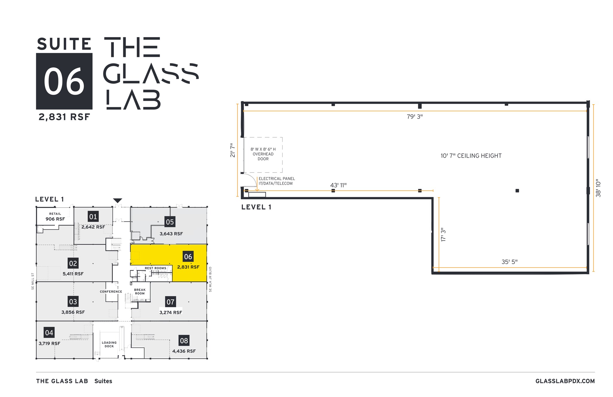 350 SE Mill St, Portland, OR en alquiler Plano del sitio- Imagen 1 de 1