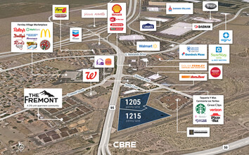 1205 – 1215 Penny Ln, Fernley, NV - VISTA AÉREA  vista de mapa - Image1