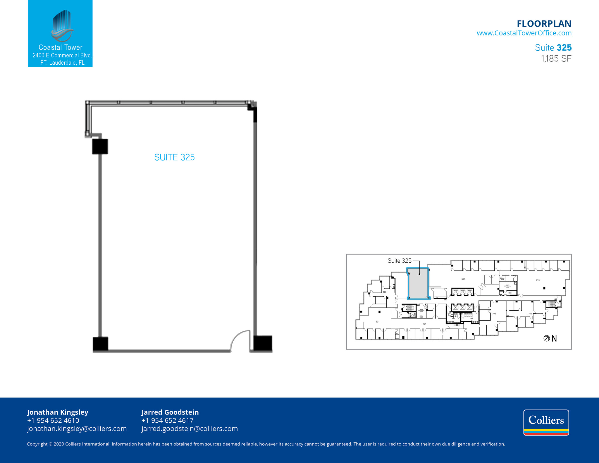 2400 E Commercial Blvd, Fort Lauderdale, FL en alquiler Plano de la planta- Imagen 1 de 2