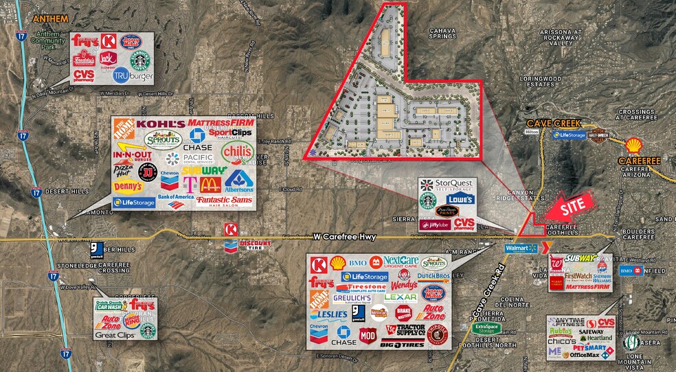 NEC Carefree Hwy & Cave Creek Rd, Cave Creek, AZ en venta - Foto del edificio - Imagen 1 de 1