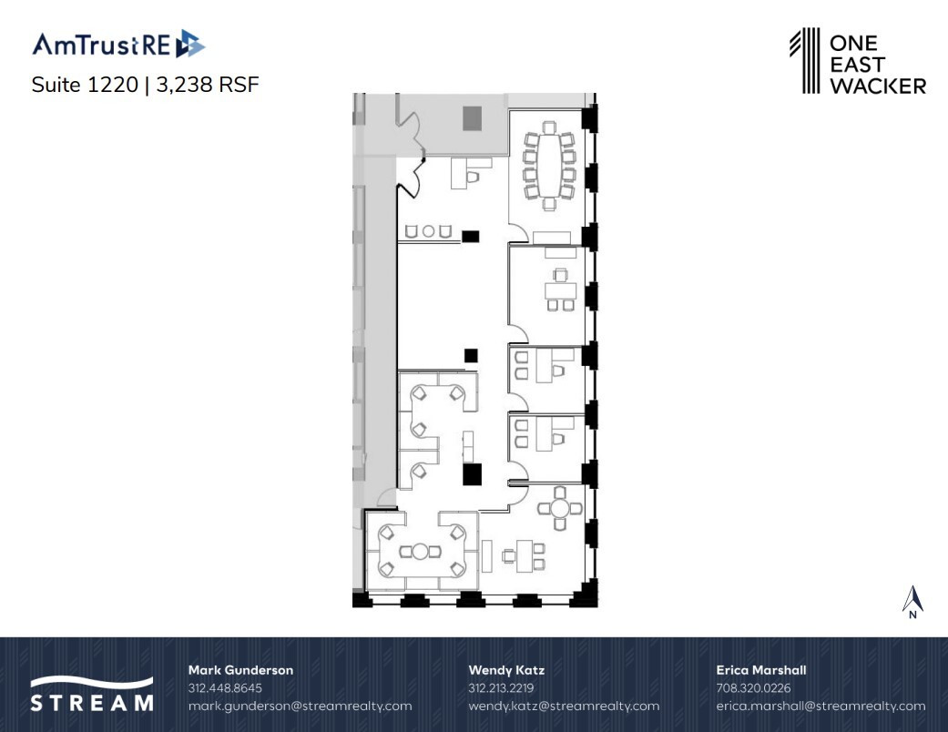 1 E Wacker Dr, Chicago, IL en alquiler Plano de la planta- Imagen 1 de 1