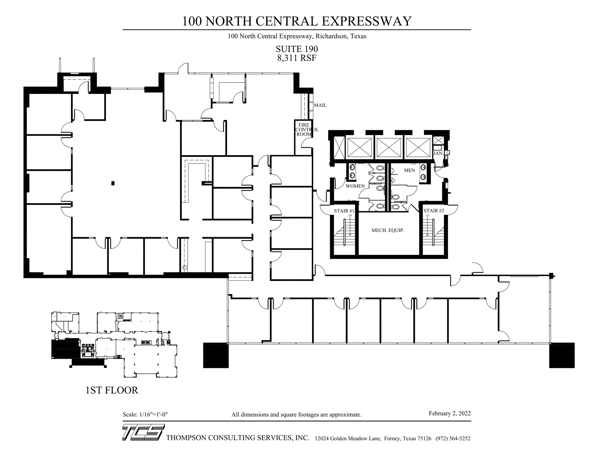 100 N Central Expy, Richardson, TX en alquiler Plano del sitio- Imagen 1 de 1