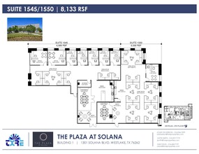 1301 Solana Blvd, Westlake, TX en alquiler Plano de la planta- Imagen 1 de 2