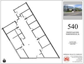 540-550 W Frontage Rd, Northfield, IL en alquiler Plano de la planta- Imagen 1 de 13