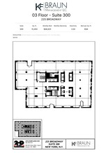 225 Broadway, New York, NY en alquiler Plano de la planta- Imagen 2 de 2