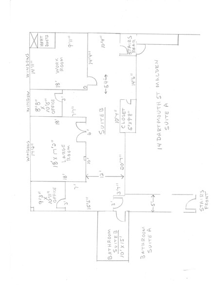 14 Dartmouth St, Malden, MA en alquiler - Plano del sitio - Imagen 1 de 1