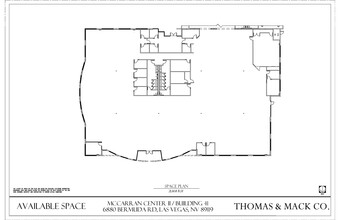 6880 Bermuda Rd, Las Vegas, NV en alquiler Plano de la planta- Imagen 1 de 2