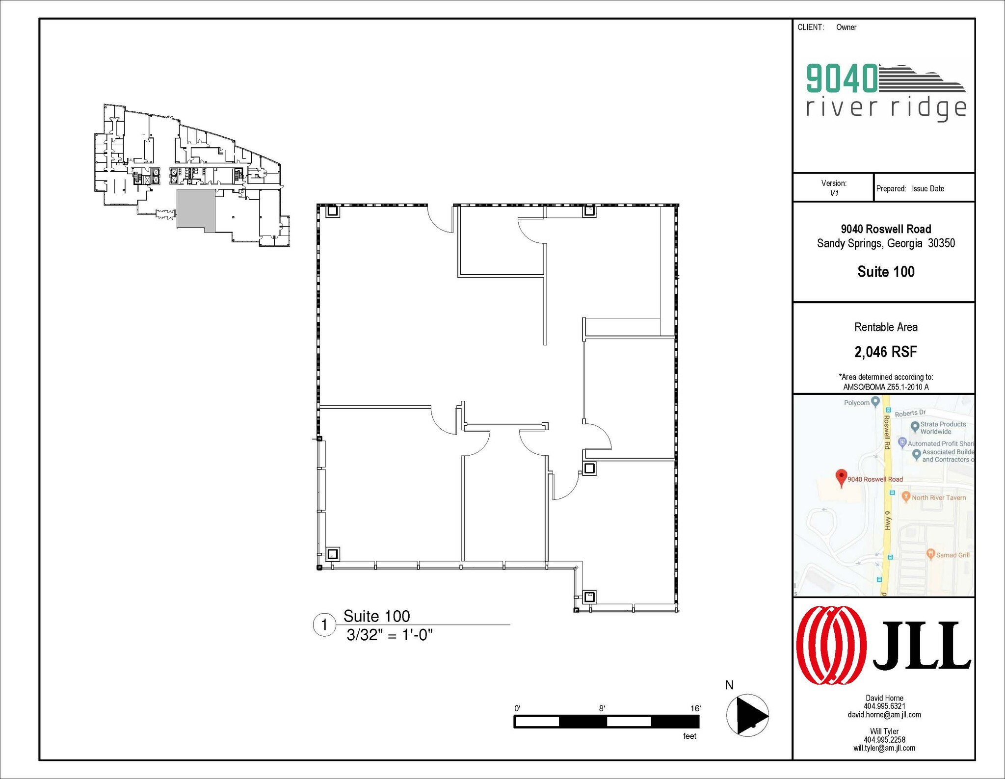 9040 Roswell Rd, Atlanta, GA en alquiler Plano de la planta- Imagen 1 de 1