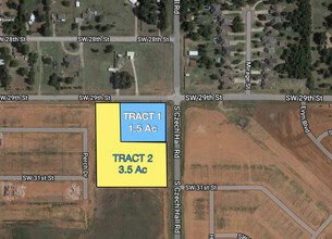 SW 29th & Czech Hall - Tract 1 rd, Yukon, OK - VISTA AÉREA  vista de mapa