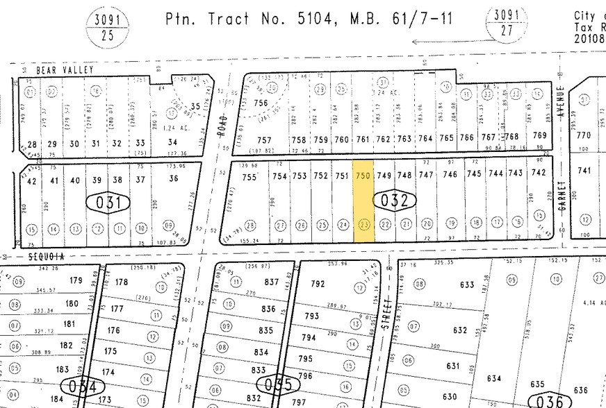 17096 Sequoia, Hesperia, CA en alquiler - Plano de solar - Imagen 3 de 4