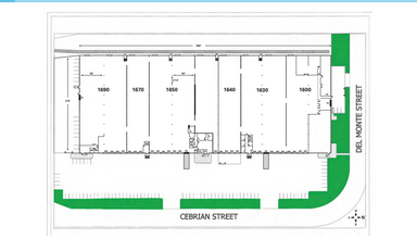 1600-1690 Cebrian St, West Sacramento, CA en alquiler Plano del sitio- Imagen 1 de 1