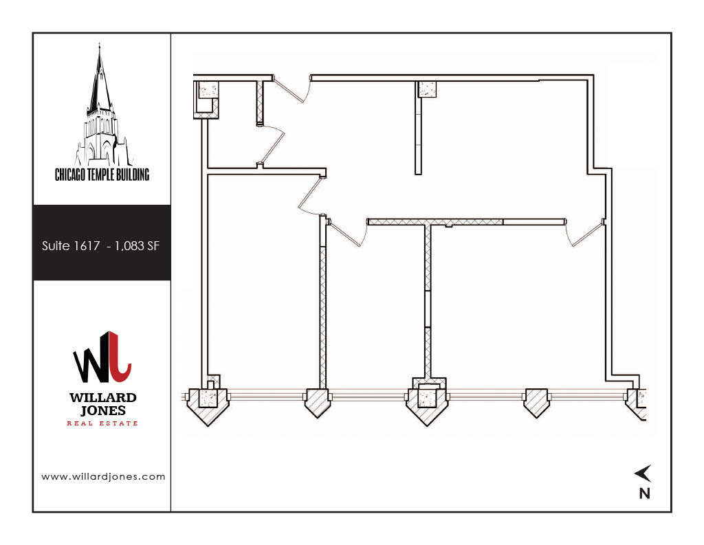 77 W Washington St, Chicago, IL en alquiler Plano de la planta- Imagen 1 de 1