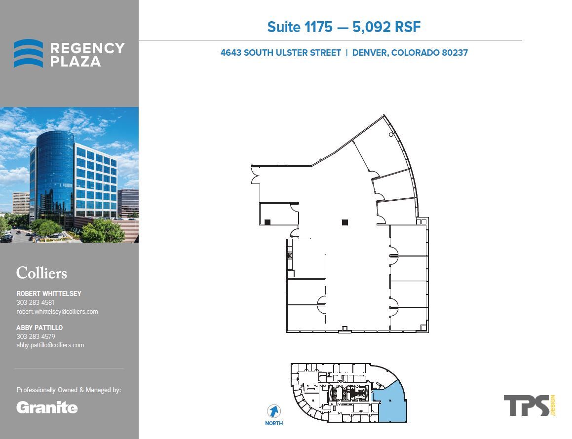 4643 S Ulster St, Denver, CO en alquiler Plano de la planta- Imagen 1 de 2