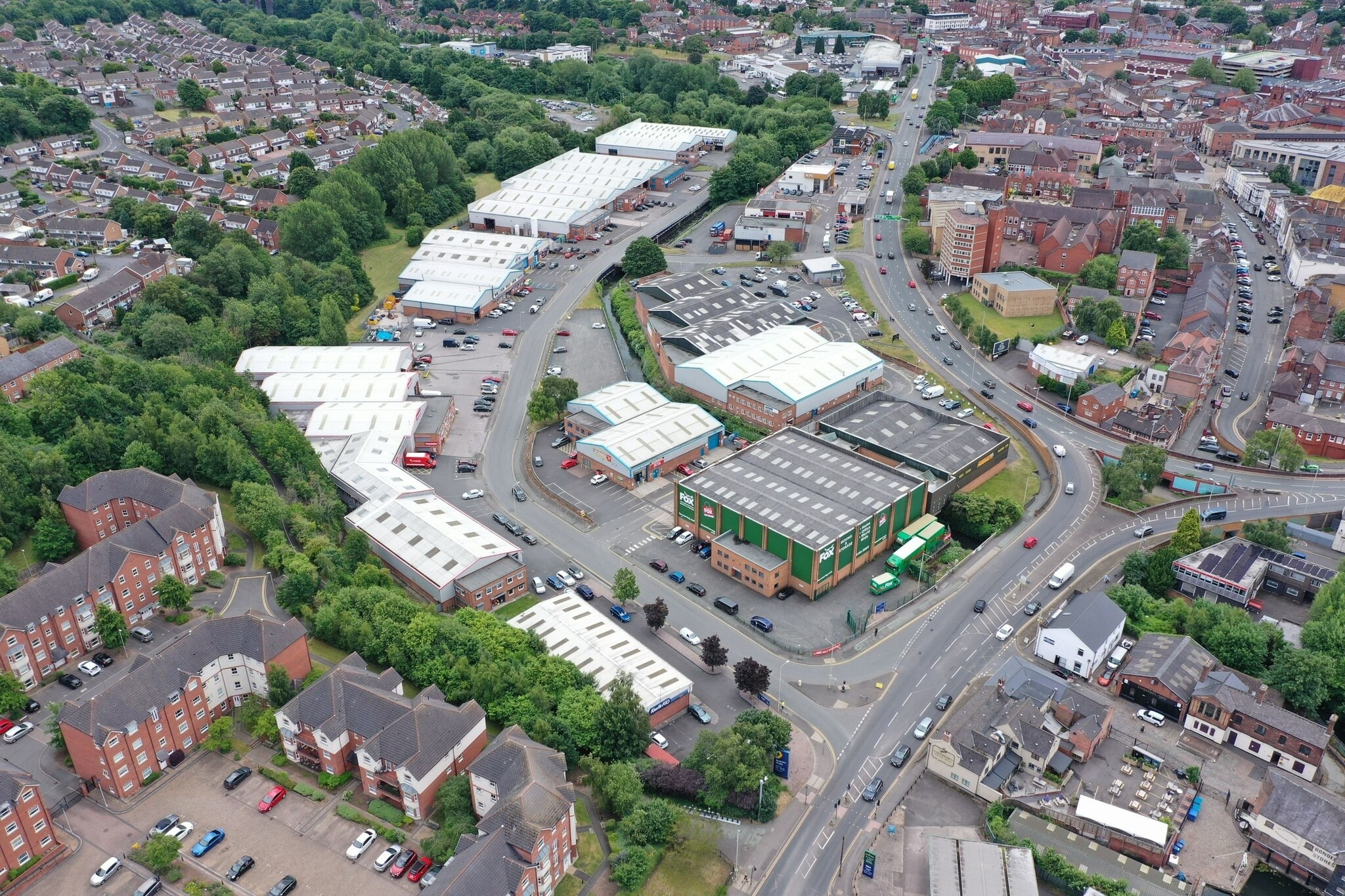 Mill Race Ln, Stourbridge en alquiler Vista aérea- Imagen 1 de 3