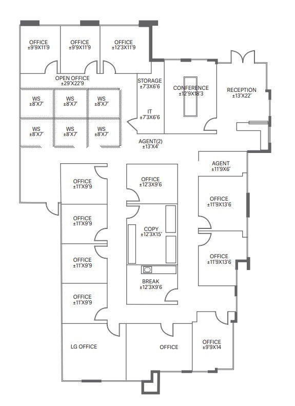 2425 S Stearman Dr, Chandler, AZ en alquiler Plano de la planta- Imagen 1 de 1