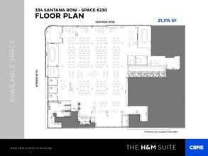 377 Santana Row, San Jose, CA en alquiler Plano de la planta- Imagen 1 de 1