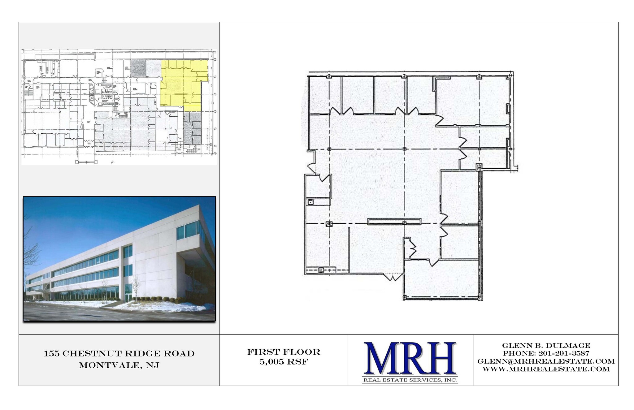 155 Chestnut Ridge Rd, Montvale, NJ en alquiler Plano de la planta- Imagen 1 de 1