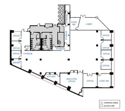 333 W Santa Clara St, San Jose, CA en alquiler Plano de la planta- Imagen 1 de 1