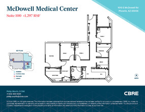 1010 E McDowell Rd, Phoenix, AZ en alquiler Plano de la planta- Imagen 1 de 1